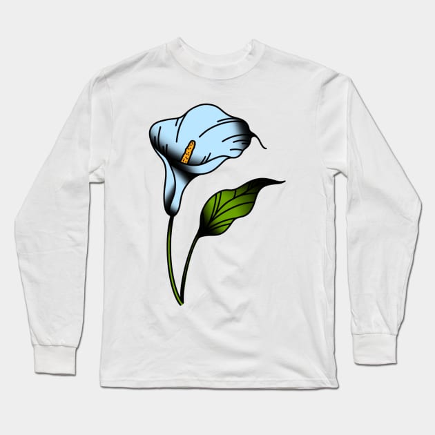 Calla Lily Long Sleeve T-Shirt by drawingsbydarcy